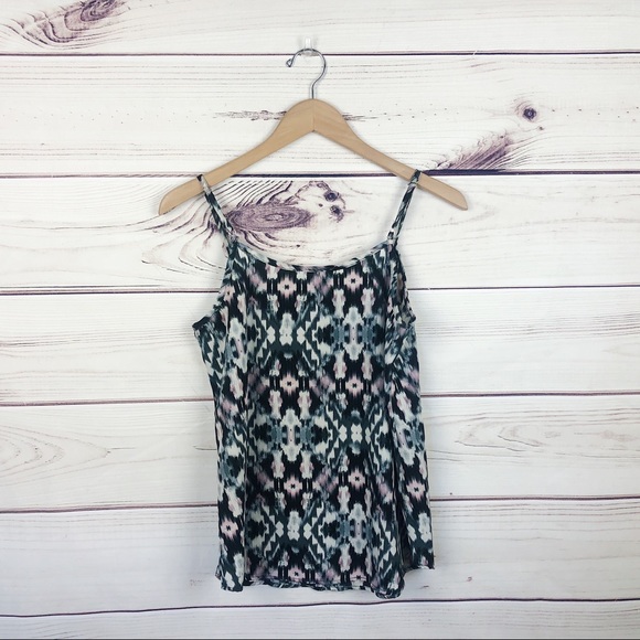Olive + Oak Purple Southwestern Aztec Print Tank Sz Small - Picture 5 of 7